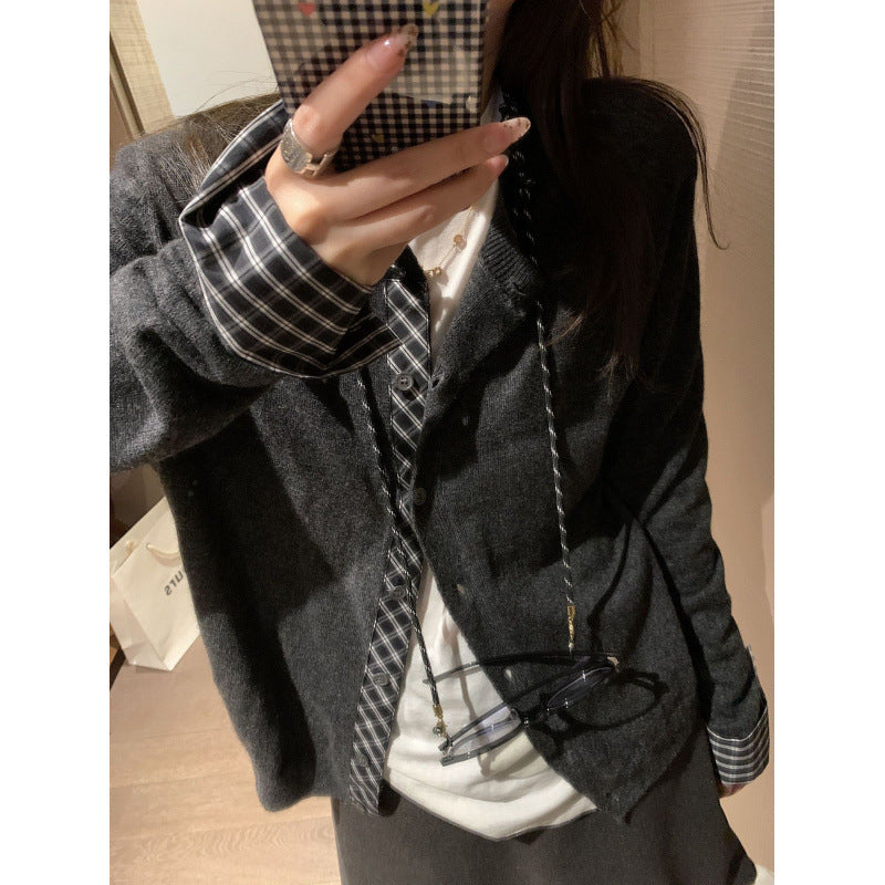 Damen Strickjacke mit feiner Cashmere-Mischung und eleganter Knopfleiste Drune