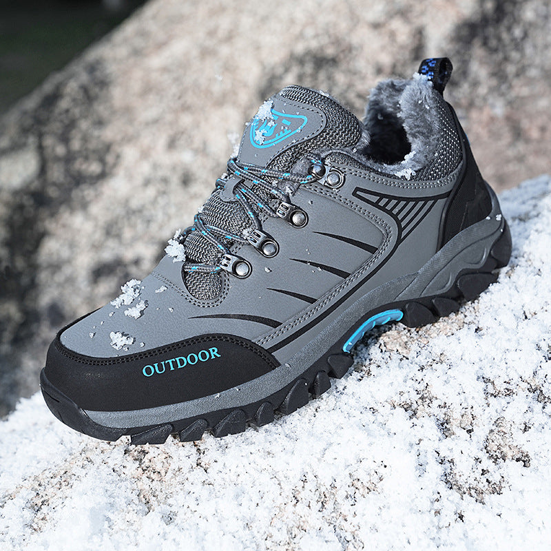 Herren Gefütterter Winter‑Trekking‑Halbschuh mit Thermofutter, wasserabweisender Membran und griffiger Offroad‑Profilsohle Drune