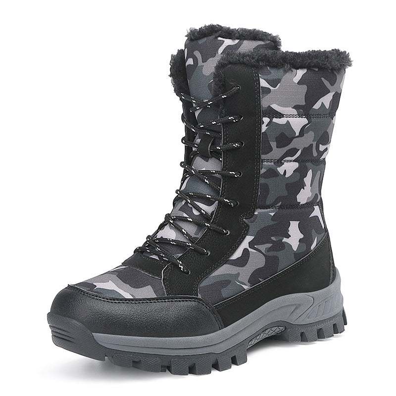 Damengefütterte Winterboots mit isolierendem Innenfutter und rutschfester Profilsohle Drune