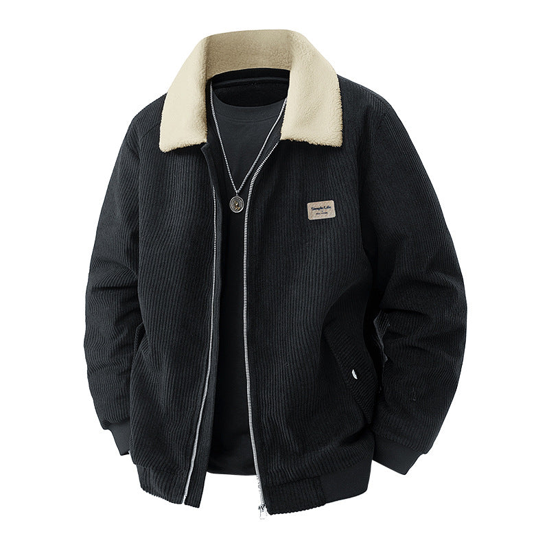 Herren Kuschelige Cordjacke Drune
