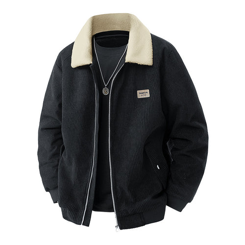 Herren Kuschelige Cordjacke Drune