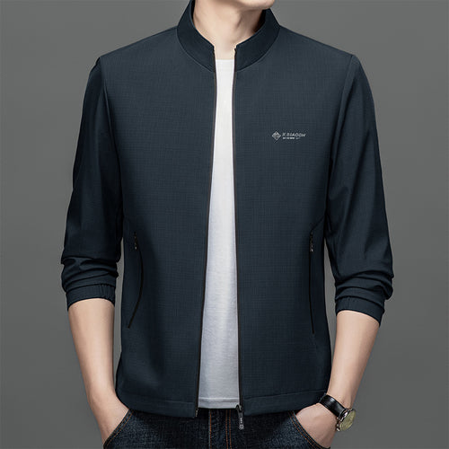 Herren Modische Sportjacke mit Stehkragen Drune