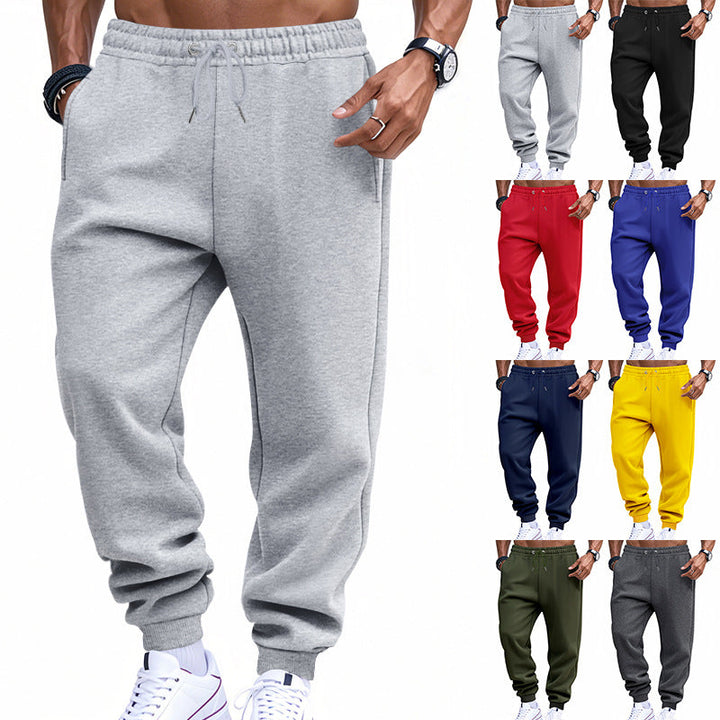 Herren bequeme Jogginghose mit elastischem Bund und praktischen Seitentaschen Drune