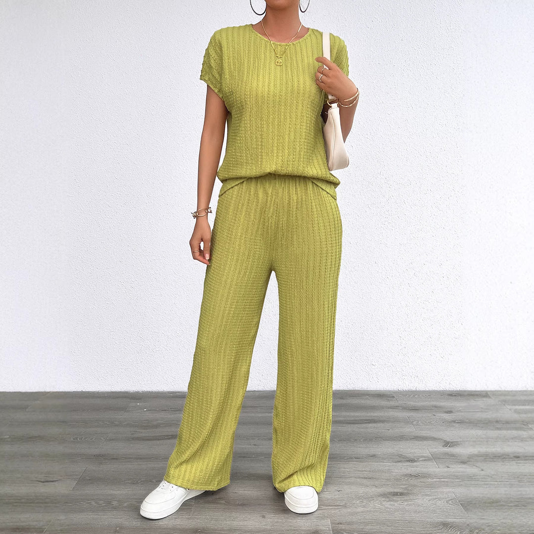 Damen komfortables Lounge-Set mit eleganten Stretch-Details Drune