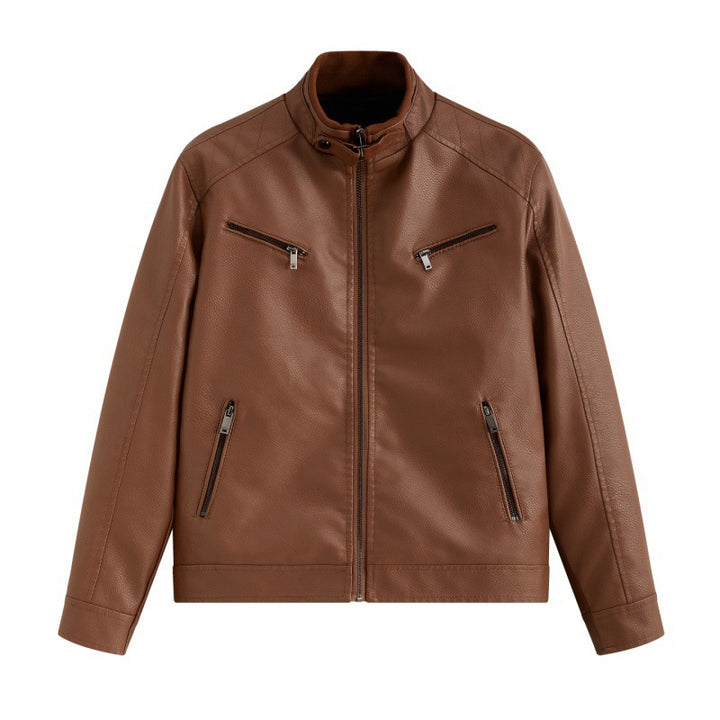 Herren Stilvolle Motorradjacke Drune