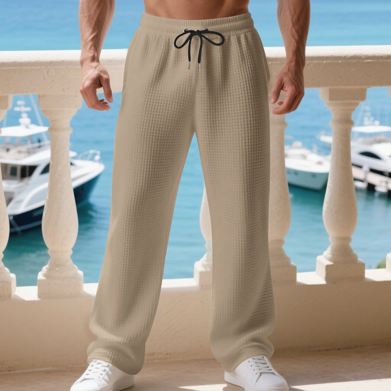 Herren bequeme Freizeithose mit atmungsaktiver Struktur Drune