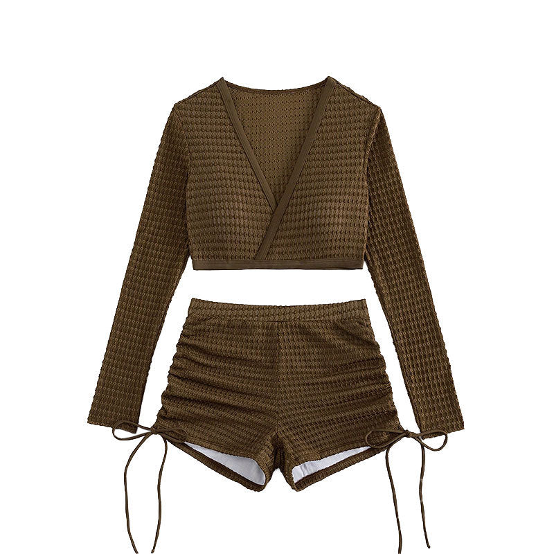 Damen Baderock mit hoch geschnittenem Oberteil und lässigem Design Drune
