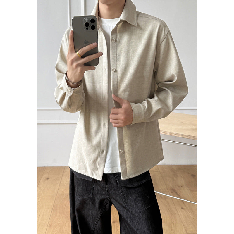 Herren Modische und lässige Overshirtjacke Drune