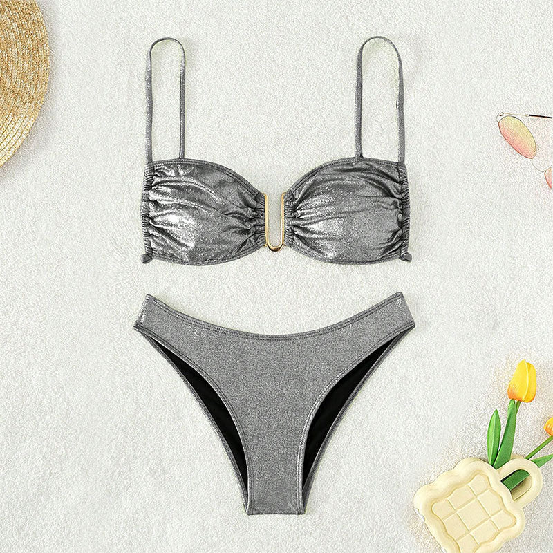 Damen Glitzernder Bikini Drune