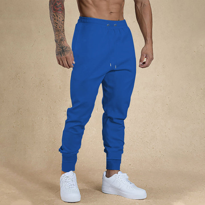 Herren Slim-Fit Jogginghose mit elastischem Bund und Rippbündchen Drune
