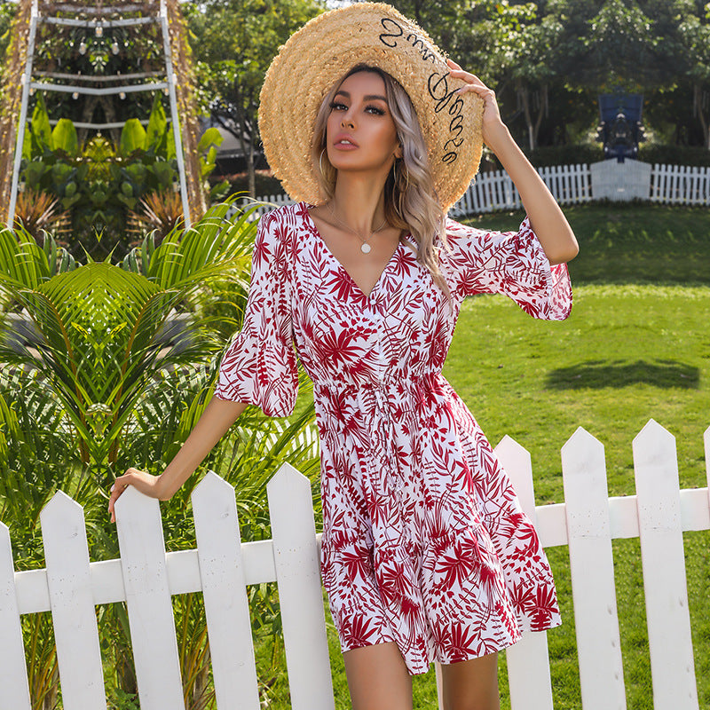 Damen Verspieltes Sommerkleid Drune