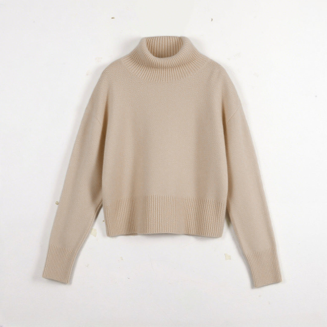 Damen kuscheliger Rollkragenpullover Drune