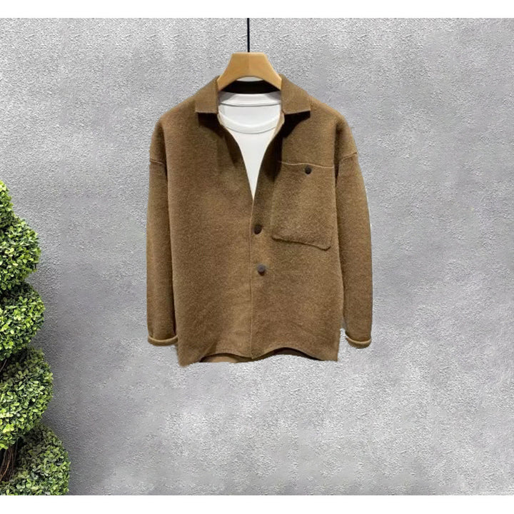 Herren lässige Überhemdjacke mit praktischer Brusttasche und modernem Schnitt Drune