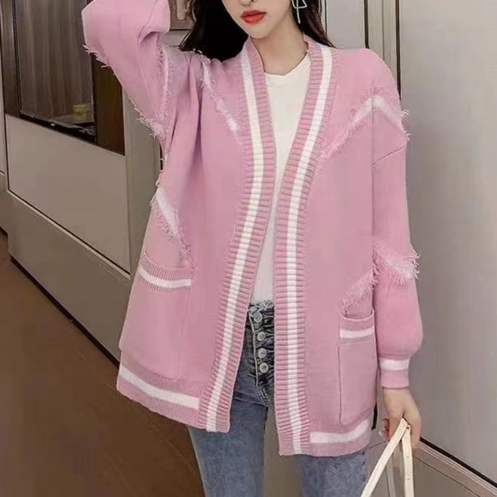 Damen Übergroßer Strickcardigan Drune