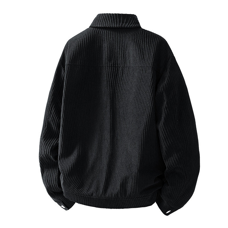 Herren Elegante Utility-Jacke aus Cord Drune