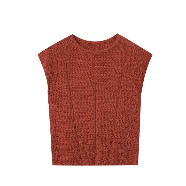 Damen elegantes Kurzarmshirt aus strukturiertem Gewebe Drune