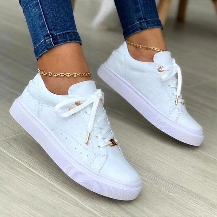 Damen Sneakers mit luxuriösem Blütenmuster und atmungsaktivem Obermaterial Drune