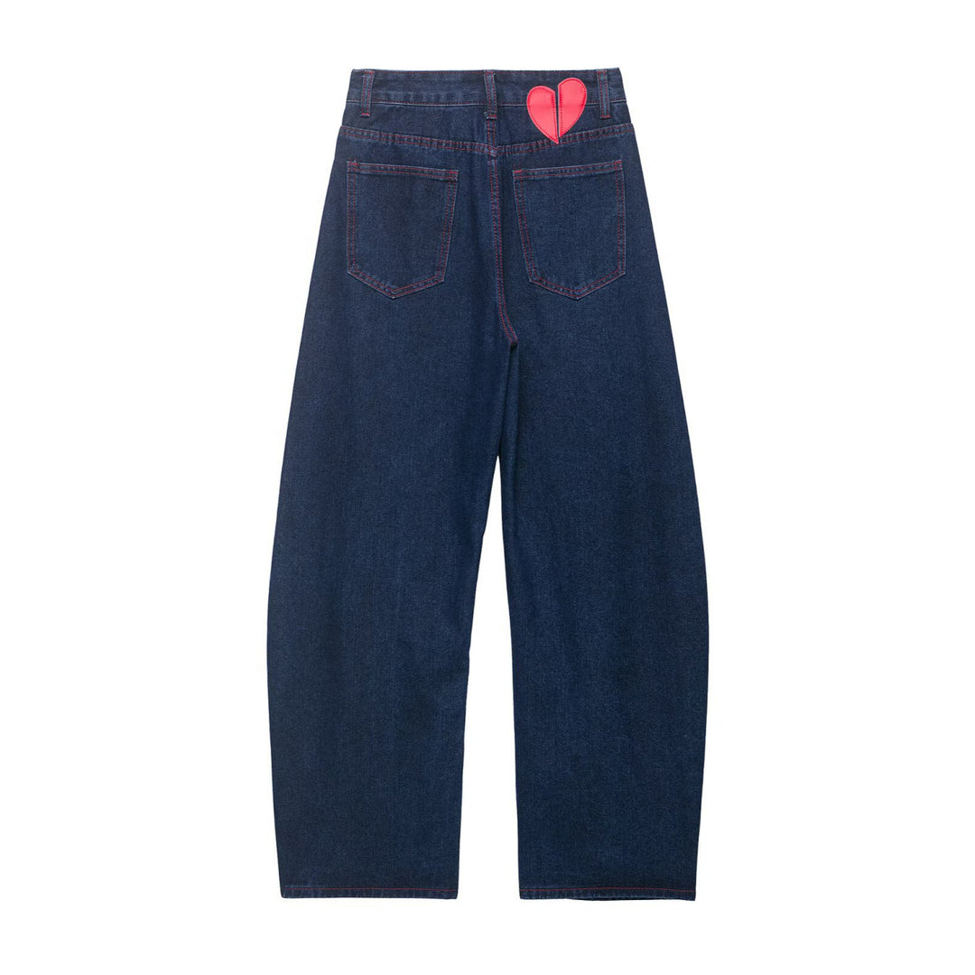 Damen Weite Jeans im lässigen Schnitt Drune