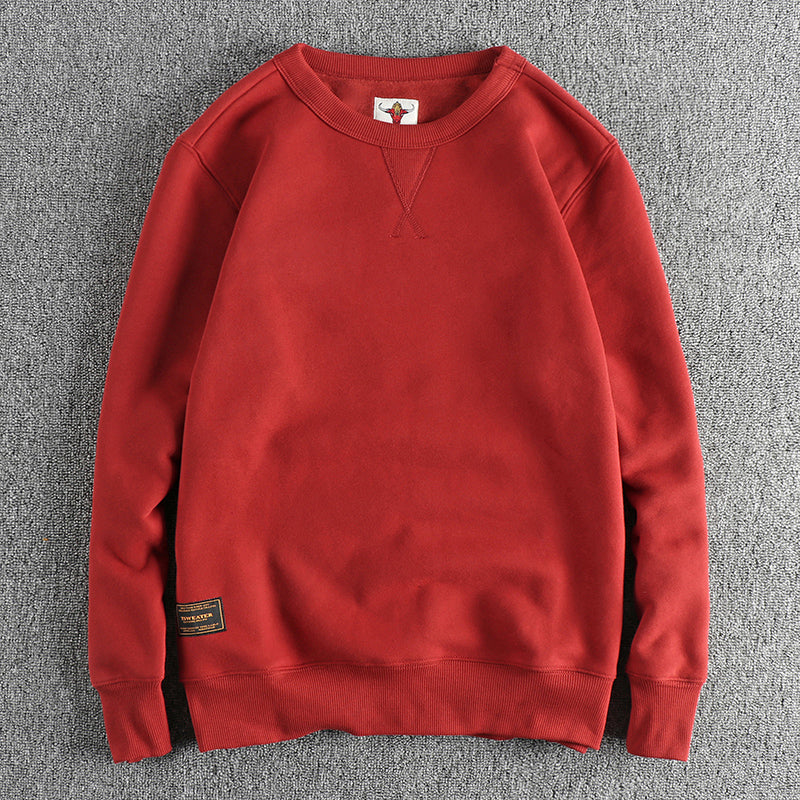 Damen Sweatshirt mit klassischem Rundhalsausschnitt und lässigem Schnitt Drune
