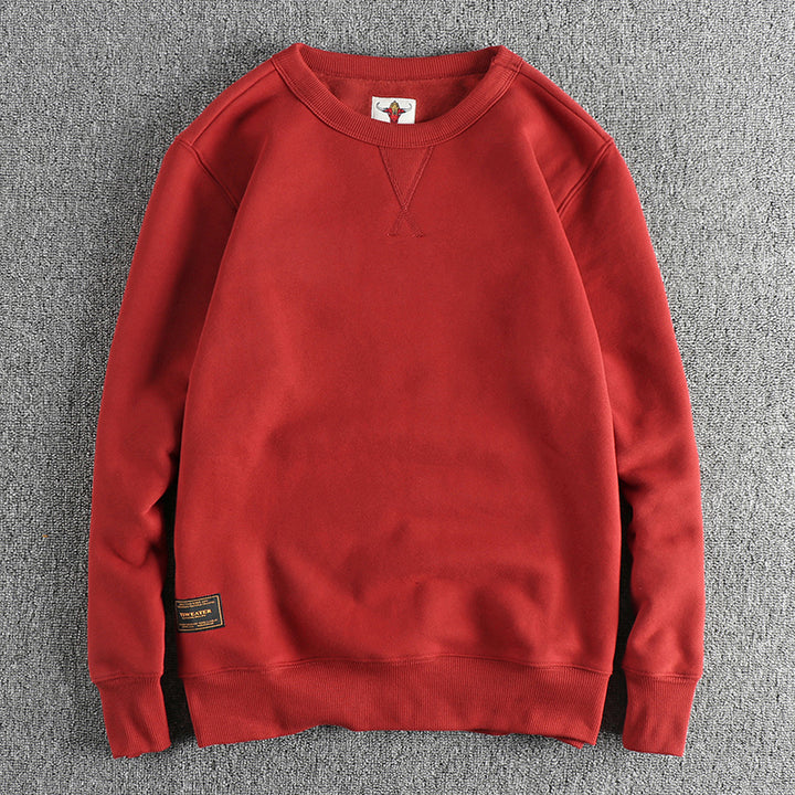 Damen Sweatshirt mit klassischem Rundhalsausschnitt und lässigem Schnitt Drune