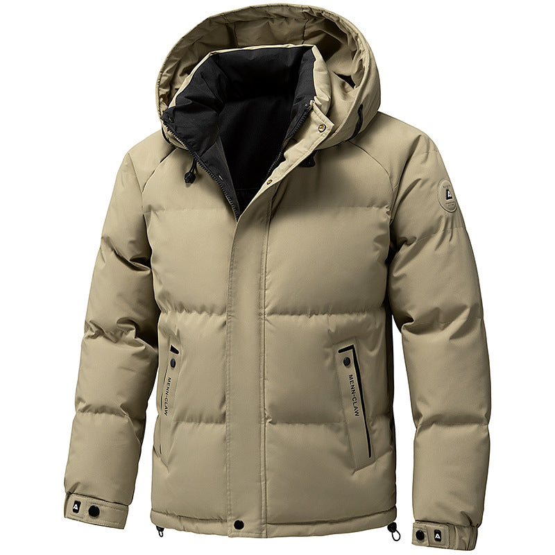 Herren Wattierte Kapuzen-Parka mit Thermofutter und winddichter Außenhülle Drune