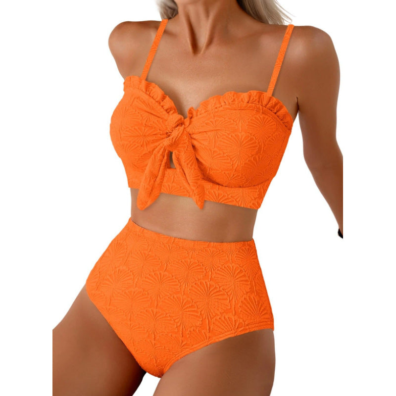 Damen Bikiniset mit hochgeschnittener Hose Drune