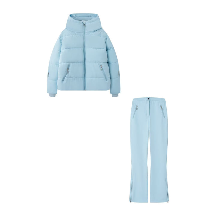 Damen Funktionaler Utility-Overall mit Reißverschlüssen und Taillengürtel Drune