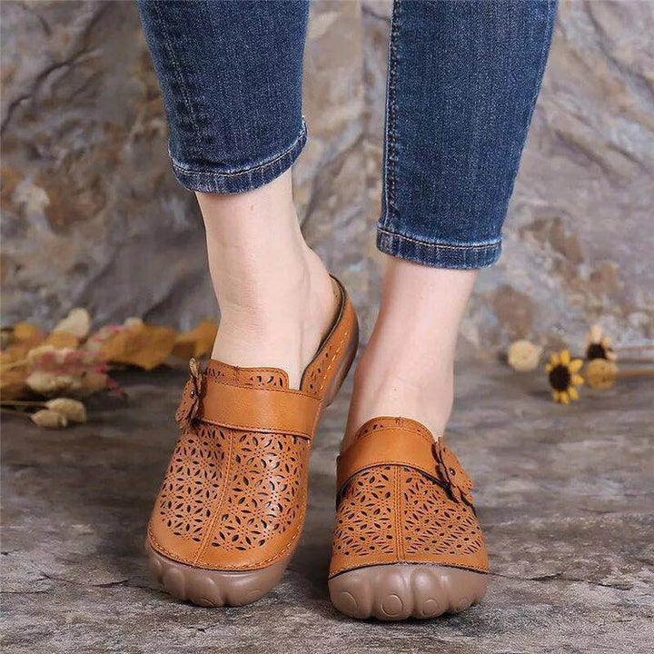 Drune | Damen Clogs Aus Leder Weite Passform Leicht