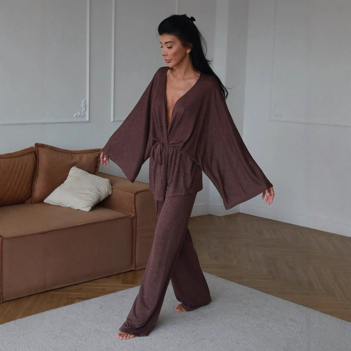 Damen Komfortables Oversized Lounge-Set Drune