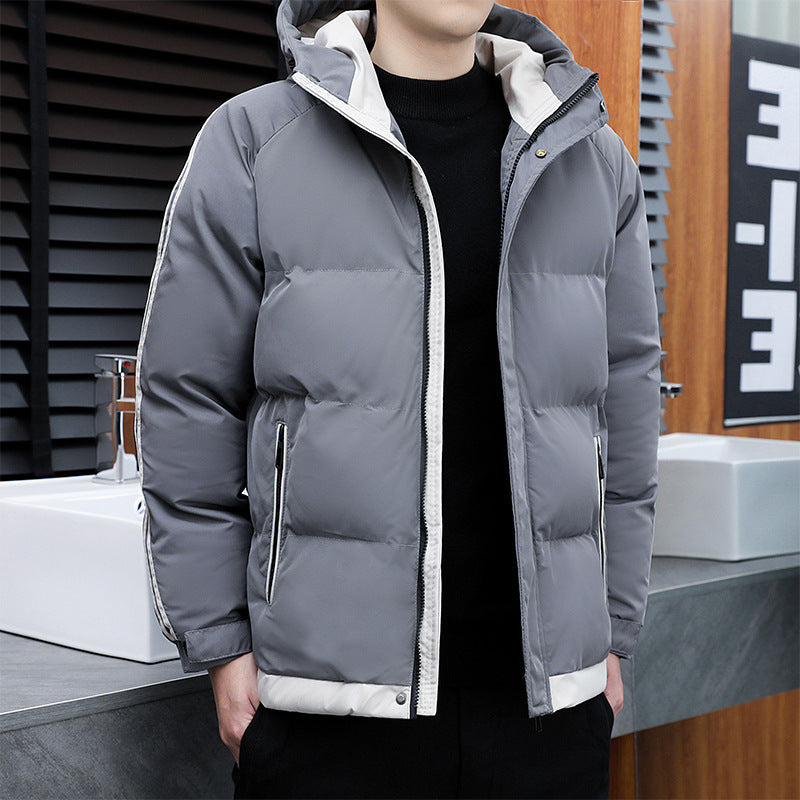 Damen Stylische Winterjacke mit Kapuze und Steppdesign Drune