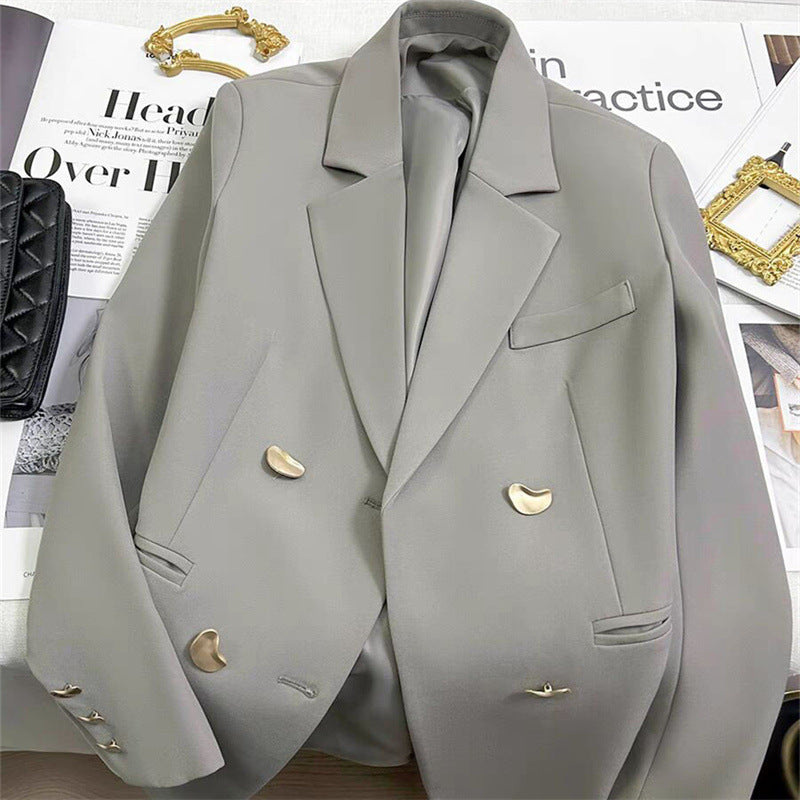 Damen Doppelt geknöpfter Blazer Drune