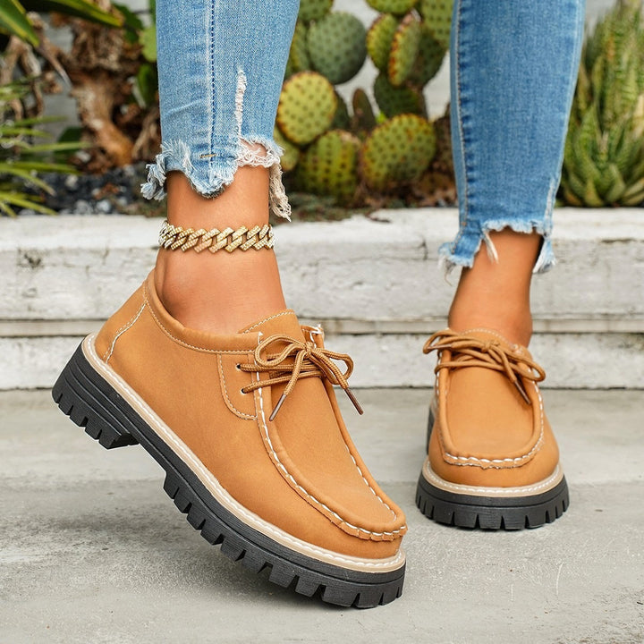 Damen Robuste Comfort-Schnürschuhe Drune