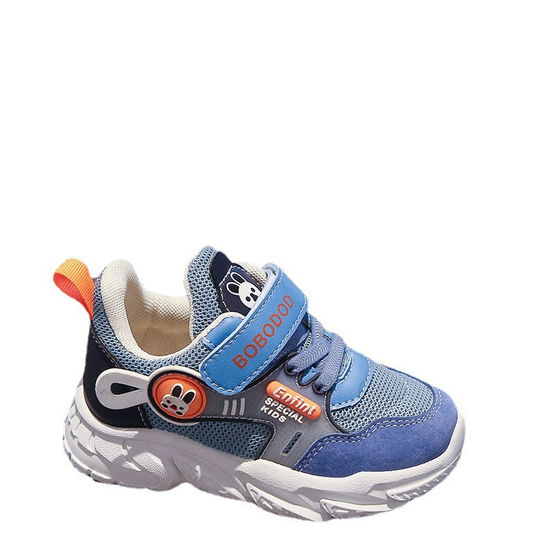 Damen Sportliche Kindersneaker mit praktischen Klettverschlüssen und niedlichen Applikationen Drune
