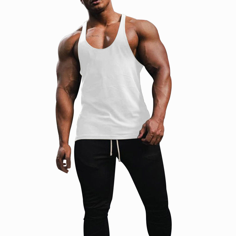 Herren Sporttanktop mit racerback Design und atmungsaktiver Baumwolle Drune