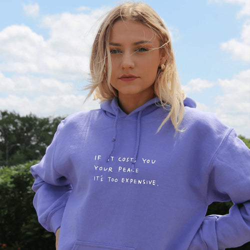 Damen Hoodie mit inspirierendem Motiv Drune