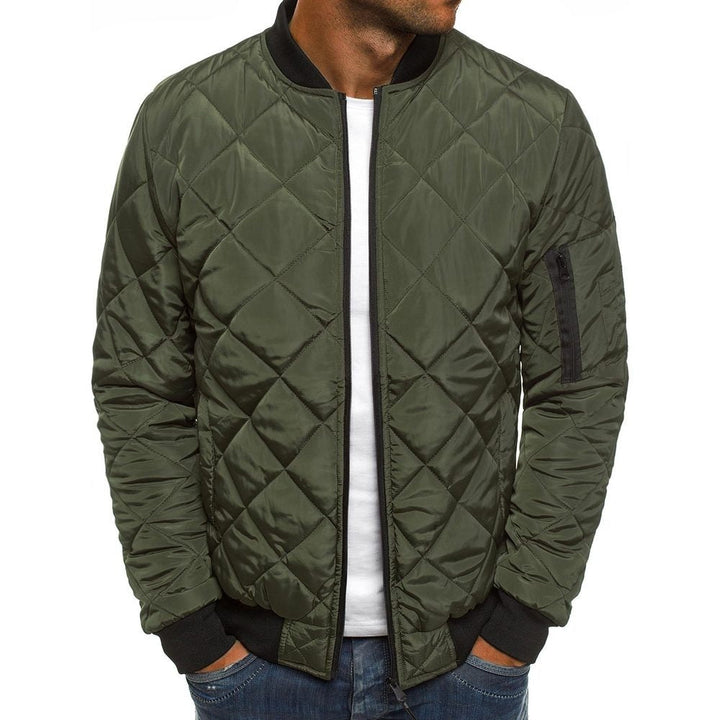 Herren Steppjacke mit praktischen Taschen und elastischen Bündchen Drune