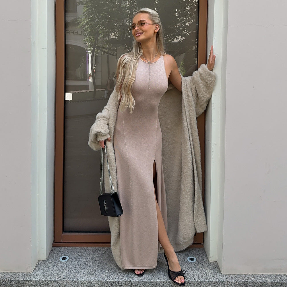 Damen Längerer kuscheliger Cardigan mit weitem Schnitt Drune