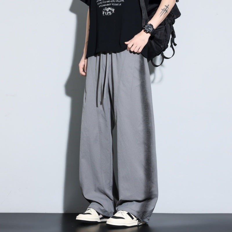 Damen Weite Lagen-Loungehose mit Cargo-Details & elastischem Tunnelzug Drune