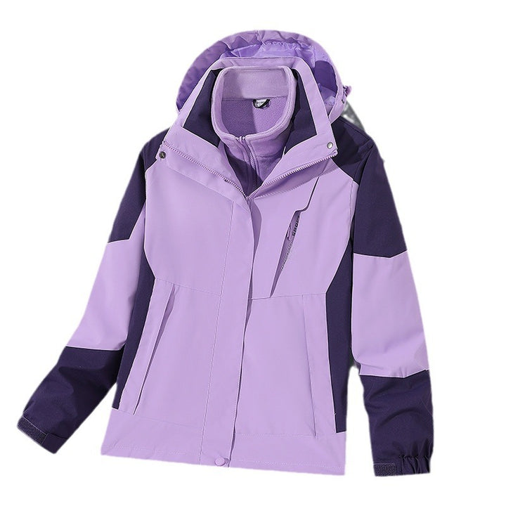 Herren winddichte Softshelljacke mit integriertem Microfleece-Innenlayer und verstellbarer Kapuze Drune
