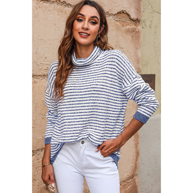 Drune | Wollmischung Damen Rollkragenpullover mit Langen Ärmeln