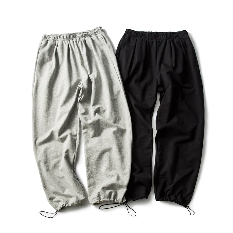 Unisex Relaxed-Fit Jogginghose mit elastischem Bund, Tunnelzug und verstellbarem Saum Drune