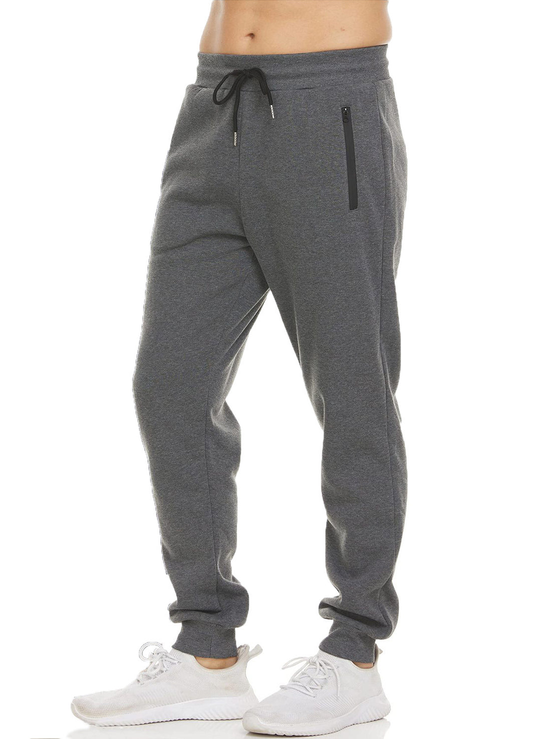 Damen nan taillierte Jogginghose mit seitlichen Reißverschlusstaschen, Kordelzug und schmalem Beinabschluss Drune