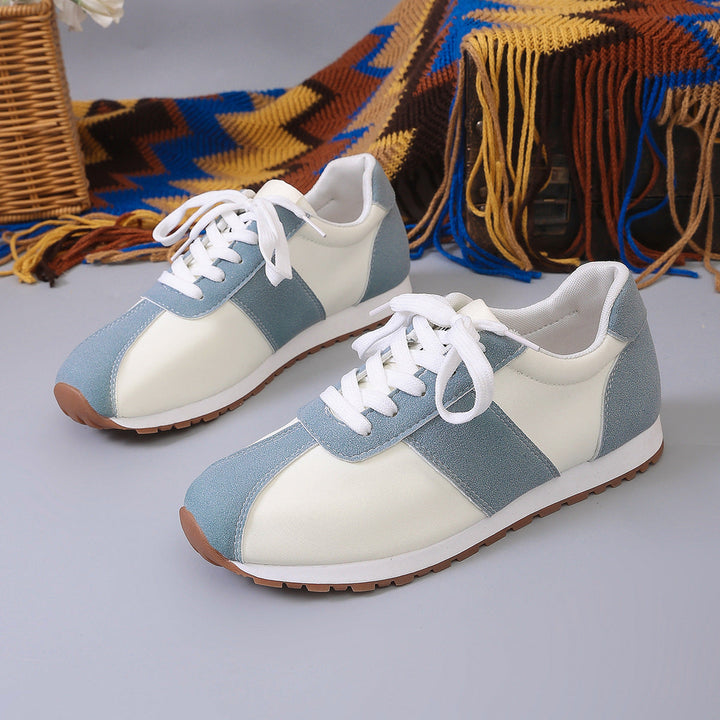 Damen Sportliche Freizeit Sneakers mit strapazierfähigem Obermaterial und rutschfester Sohle Drune