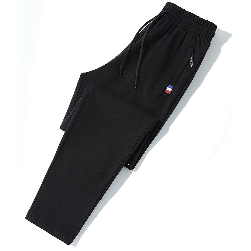 Herren Tapered-Jogginghose mit Tunnelzug, Reißverschlusstasche & Rippbündchen Drune
