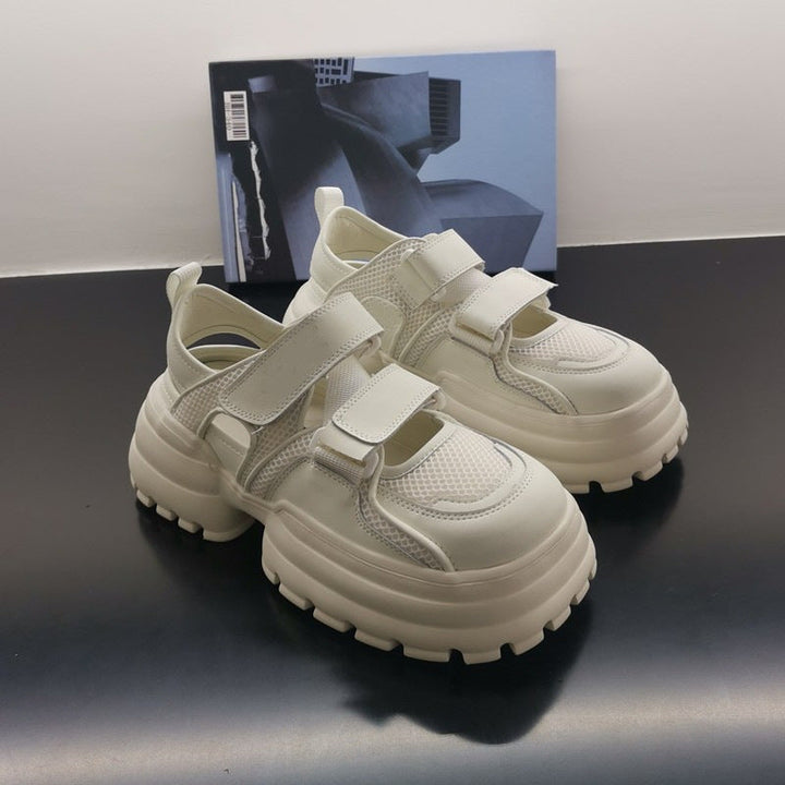 Damen Sportliche Sneakers mit praktischem Klettverschluss und rutschfester Sohle Drune