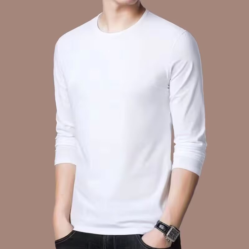 Herren Langarmshirt mit eleganter Textur Drune