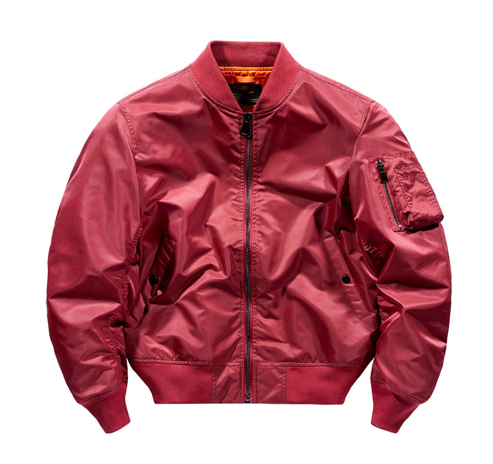 Herren  leichte isolierte Flug-Bomberjacke mit Utility-Tasche am Arm und Druckknopf-Eingangshandtaschen Drune