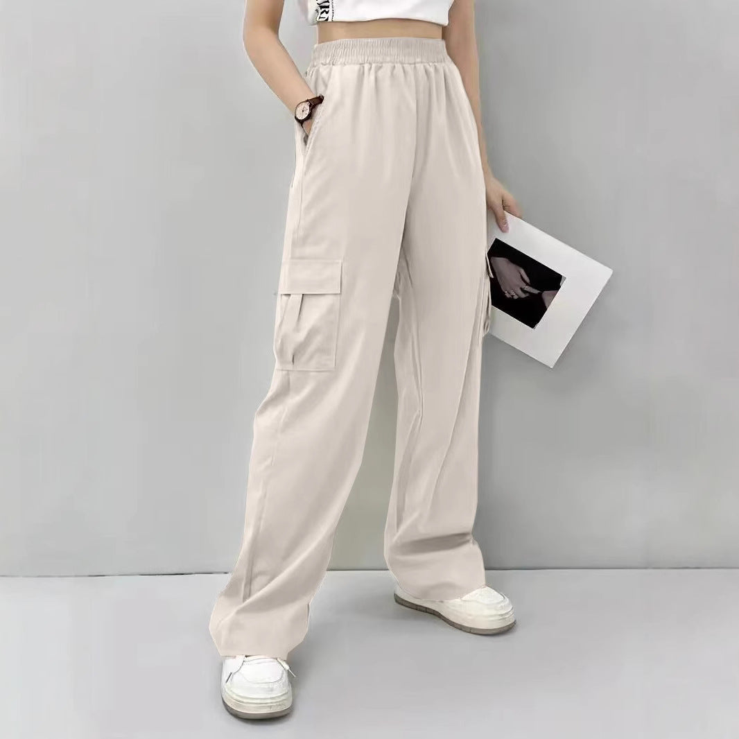 Damen Cargo-Hose mit elastischem Bund und praktischen Seitentaschen Drune