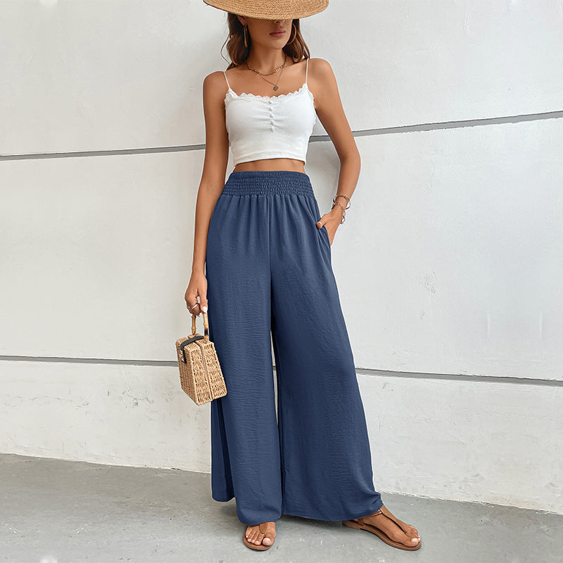 Damen Weite, bequeme Palazzo-Hose Drune
