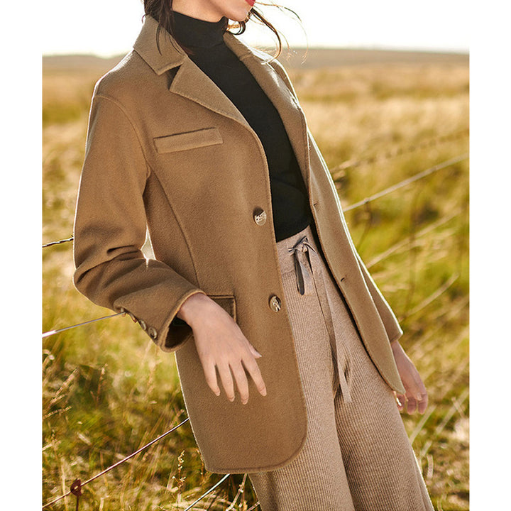 Damen Eleganter Wollblazer mit zeitlosem Schnitt Drune